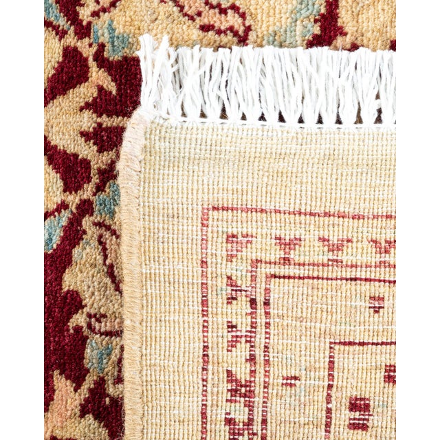 2000 - 2009 Mogul, One-of-a-Kind Hand-Knotted Area Rug - Ivory, 8' 2" x 10' 0" For Sale - Image 5 of 8