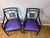 Purple 1980s Elinor McGuire Np12 Eliptical Dining Table With 4 Chairs 2 Arm Chairs 1 Desk Chair 2 Bar Stools - Set of 11 For Sale - Image 8 of 18