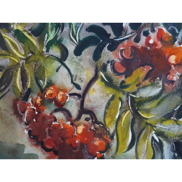 Dzidra Bauma, Mountain Ash, 1989, Watercolor on Paper For Sale - Image 4 of 7