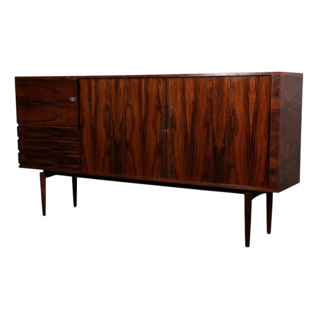 Mid-Century Rosewood Sideboard by Henry Walther Klein for Bramin, 1950s For Sale