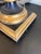 Vintage Italian Wooden Ebonized & Parcel Gilt Tall Table Lamp With New Drum Shade For Sale - Image 13 of 15