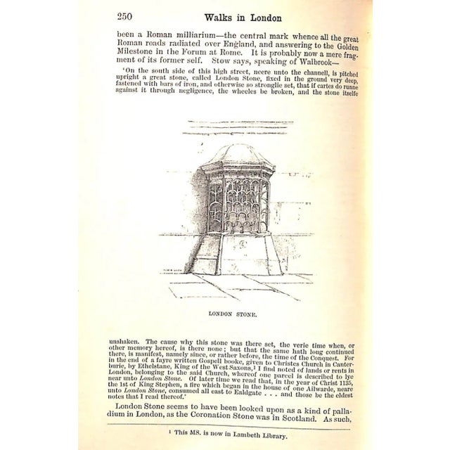 Late 19th Century "Walks in London Vol. I & Vol. Ii" 1894 Hare, Augustus j.c. For Sale - Image 5 of 9