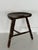 Wood Danish Oak Tripod Stool with Sculpted Saddle Seat, 1960s For Sale - Image 7 of 7