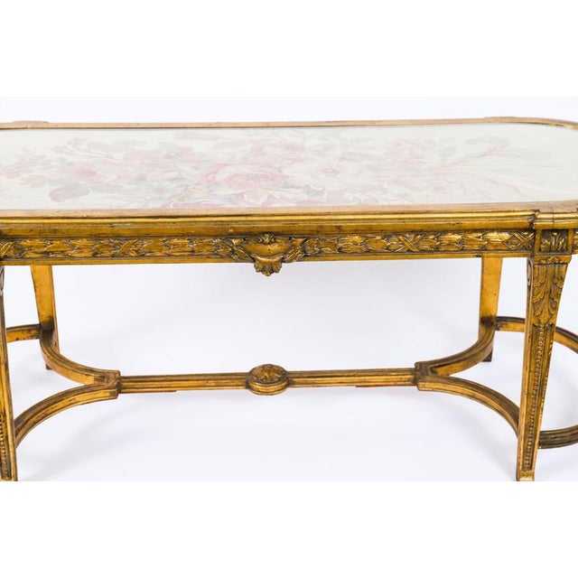 Low French Louis Revival Giltwood Coffee Table, 1930s For Sale - Image 15 of 17