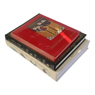 Vintage Mid 20th Century Decorative French Hardback Coffee Table Books - Set of 3 For Sale