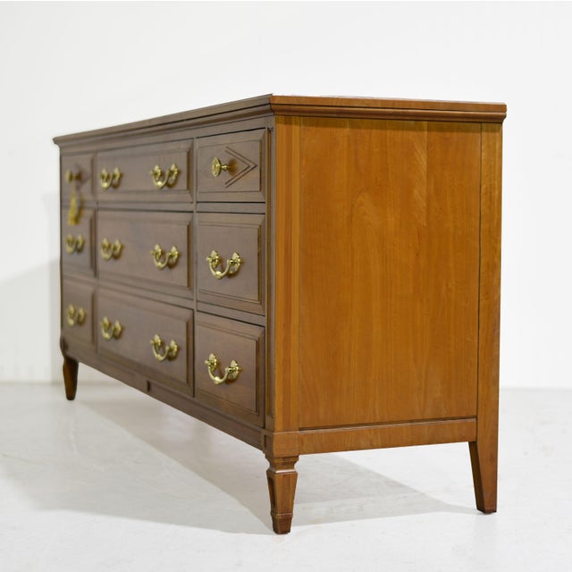 Mid Century Transitional Lowboy by Davis Furniture of Nashville Tn For Sale In Chicago - Image 6 of 13