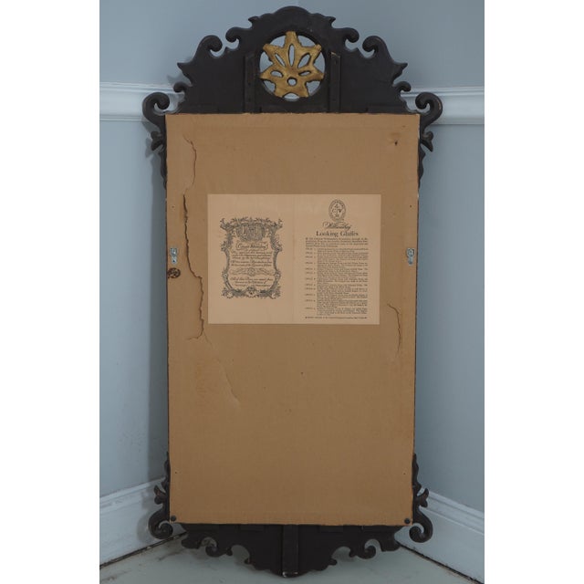 Friedman Brothers Colonial Williamsburg Chippendale Mahogany Mirror For Sale - Image 11 of 13