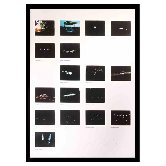 Mario Schifano, Night Driver, Photolithograph, 1970s For Sale