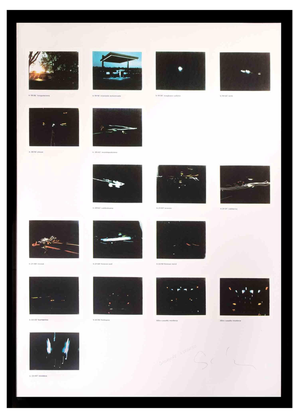 Mario Schifano, Night Driver, Photolithograph, 1970s