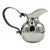 Vintage Hermès Paris Silverplate Pitcher Jug with Brown Leather Handle For Sale