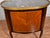 1900s Antique French Louis XV Walnut Satinwood Inlay & Marble Top Commode For Sale - Image 9 of 13