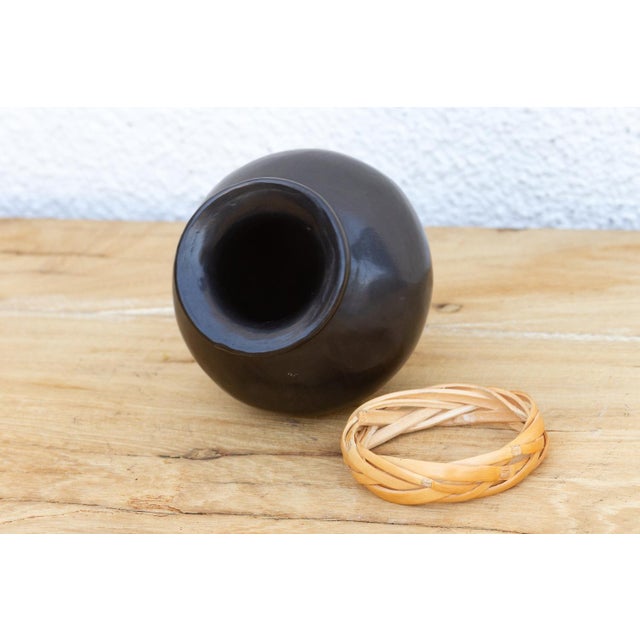 Vintage Petite Black Clay Mezcal Jug For Sale In Los Angeles - Image 6 of 7