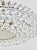 Large Austrian Nickel Chandelier with Diamond-Shaped Crystals from Bakalowits & Söhne, 1960s For Sale - Image 10 of 11