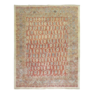 Antique Persian Bakshaish Rug - 7'9" x 9'8" For Sale