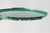 Metal Mid-Century Modern Teal Green Enamel Serving Tray, Moiré Glaze by Kyes For Sale - Image 7 of 9