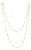 Antique Portuguese Long Guard Chain Necklace 19k Yellow Gold 74" Extra Long For Sale