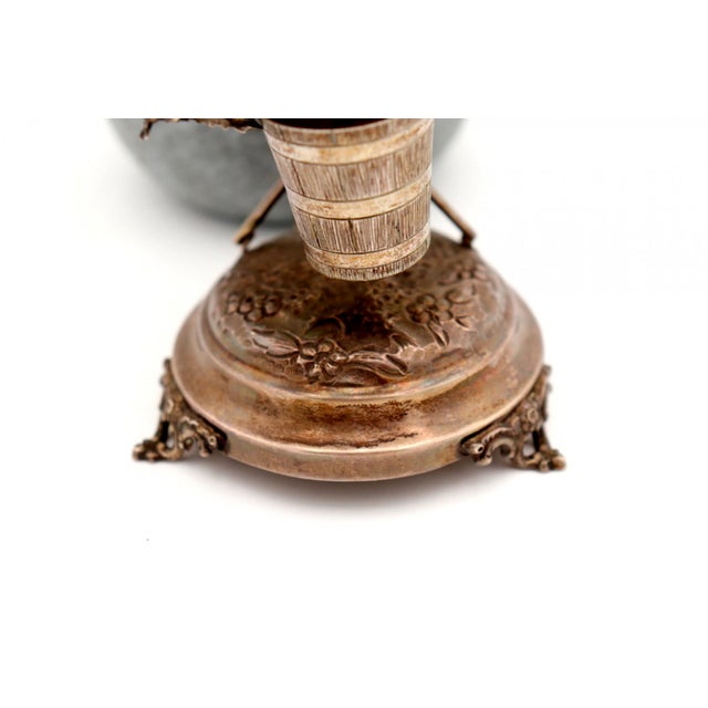 Silver Toothpick Holder with Acanthus Bush For Sale - Image 4 of 7