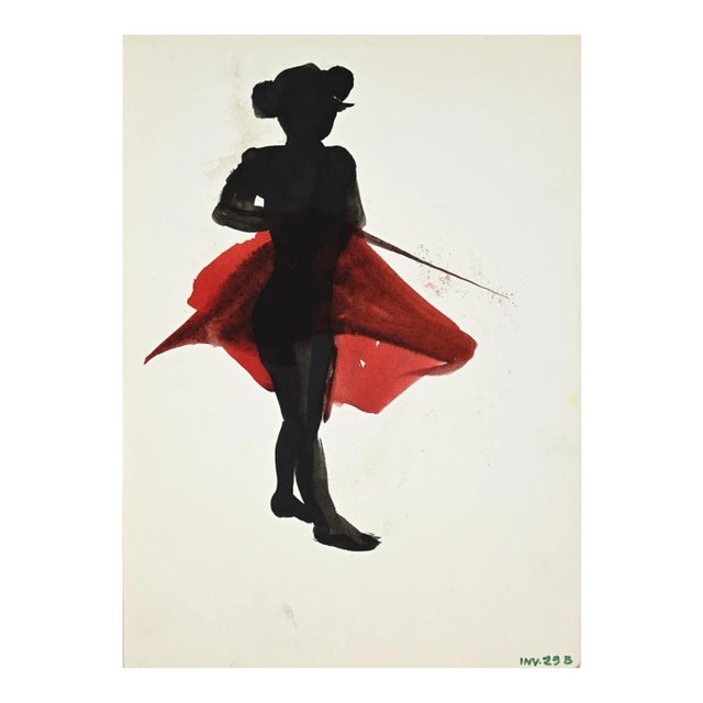 Leo Guida - Matador - Original Monotype Lithograph - Late 20th Century For Sale