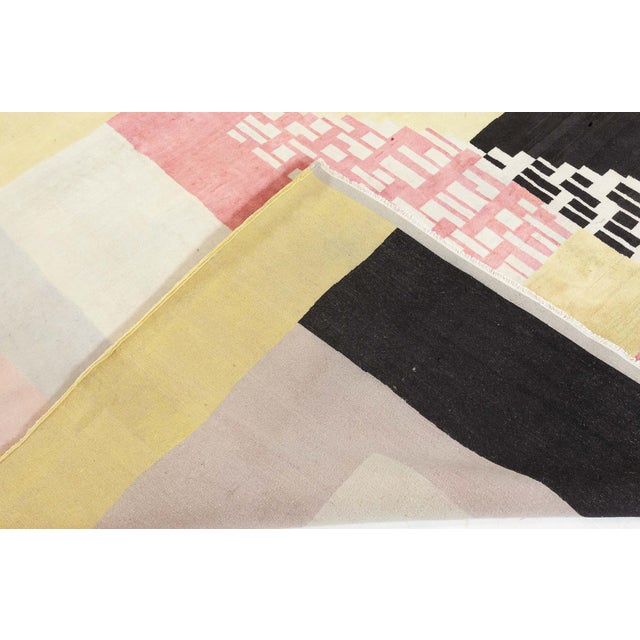 Black Modern Art Deco Style Rug by Doris Leslie Blau For Sale - Image 8 of 8