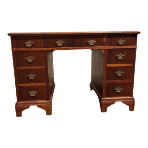 Antique Mahogany Kneehole Desk