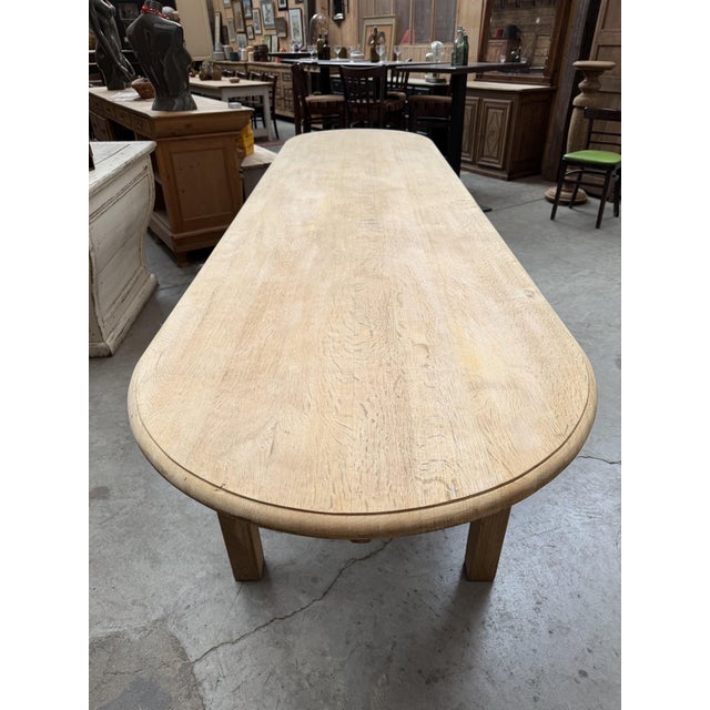 Large Oak Community Table, 1800s For Sale - Image 6 of 10