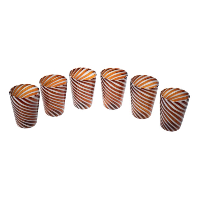 Tequila Glasses by Mariana Iskra for Angelo Ballarin, Set of 6 For Sale