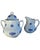 This is a stunning 75-piece antique Adderley England “Chelsea Blue” bone china set, featuring the iconic raised grapes...
