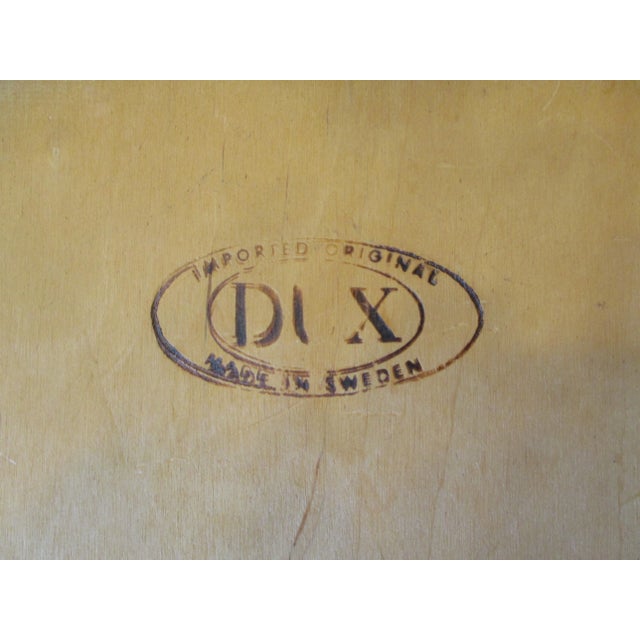 Cream Dux Ohlsson Occasional Arm Chair Sweden For Sale - Image 8 of 9