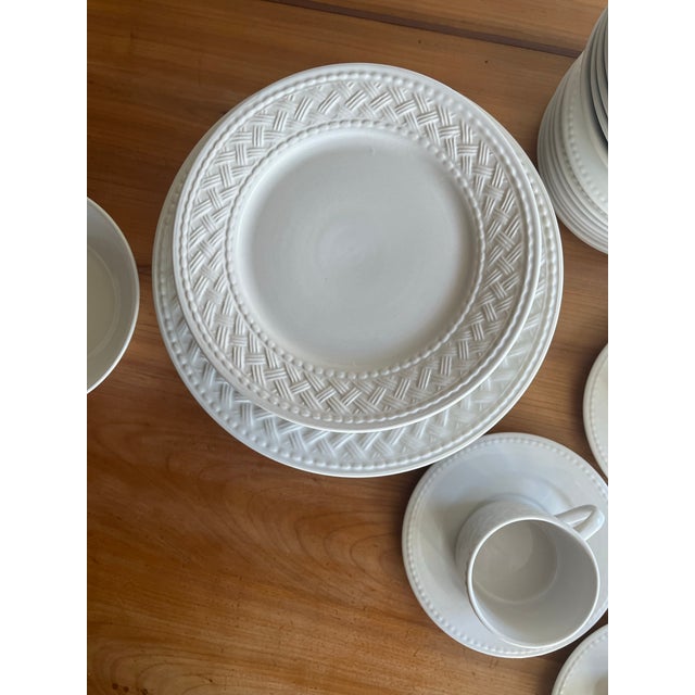 Vintage Farberware Trellis Dinnerware Set - Rare in Large Quantities and Discontinued - 44 Piece For Sale - Image 11 of 12