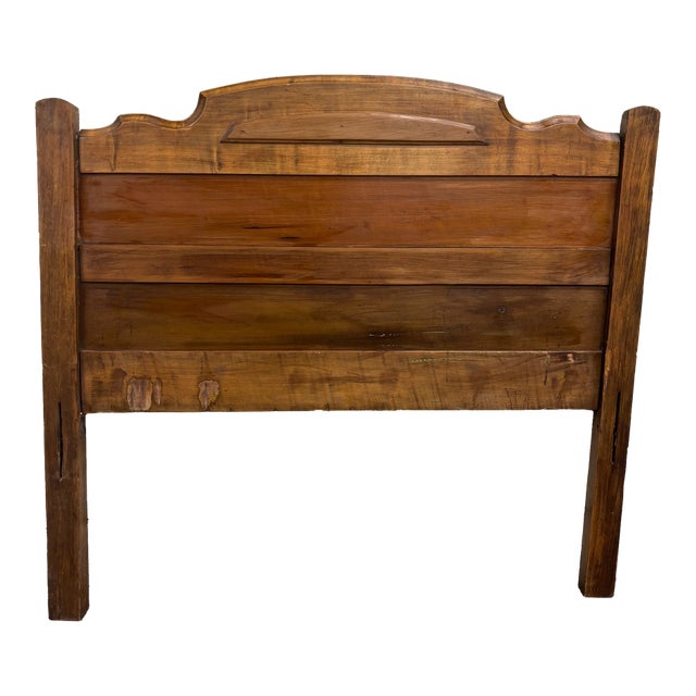 Antique Twin Size Victorian Walnut Headboard For Sale