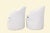 Textile Edward Wormley for Dunbar White Club Chairs, a Pair For Sale - Image 7 of 7