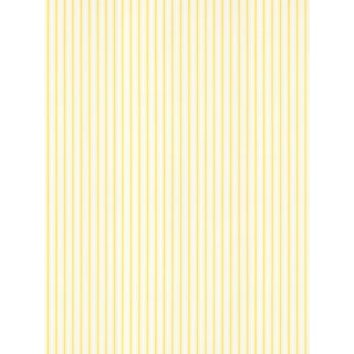 The House of Scalamandré Johnson Stripe Wallpaper, Lemon For Sale