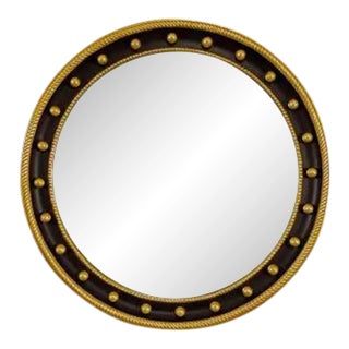 Friedman Brothers The NEw Biltmore Round Mirror in Classic Gold - 24" For Sale