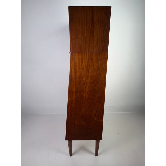 Original german secretary cabinet from the modular rt 200 series, manufactured by heinrich riestenpatt kg in wittlage...
