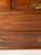 Wood Vintage Henkel Harris Solid Wild Black Cherry Triple Dresser Model 124 For Sale - Image 7 of 17