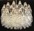 Poliedri Murano Glass Chandelier in the style of Carlo Scarpa, 1980s For Sale - Image 16 of 18