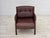 Brown Vintage Scandinavian Armchair in Furniture Leather and Beech, 1970s For Sale - Image 8 of 18