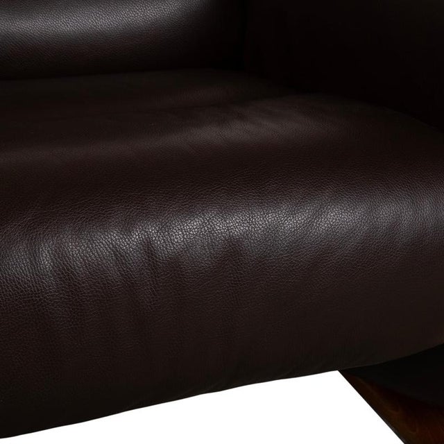Animal Skin Panorama 2-Seater Sofa in Brown Leather from Stressless For Sale - Image 7 of 15