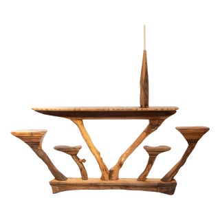 Life Oak Console Table by Timothée Musset For Sale
