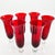 Mid-Century Modern Ruby Glasses in Murano Glass, 1960s, Set of 6 For Sale - Image 3 of 8