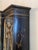 Black Vintage Karges Chinoiserie Style Bubble Glass Secretary Breakfront For Sale - Image 8 of 17