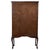 Early 20th Century Antique English Mahogany Glazed Display Cabinet For Sale - Image 9 of 12