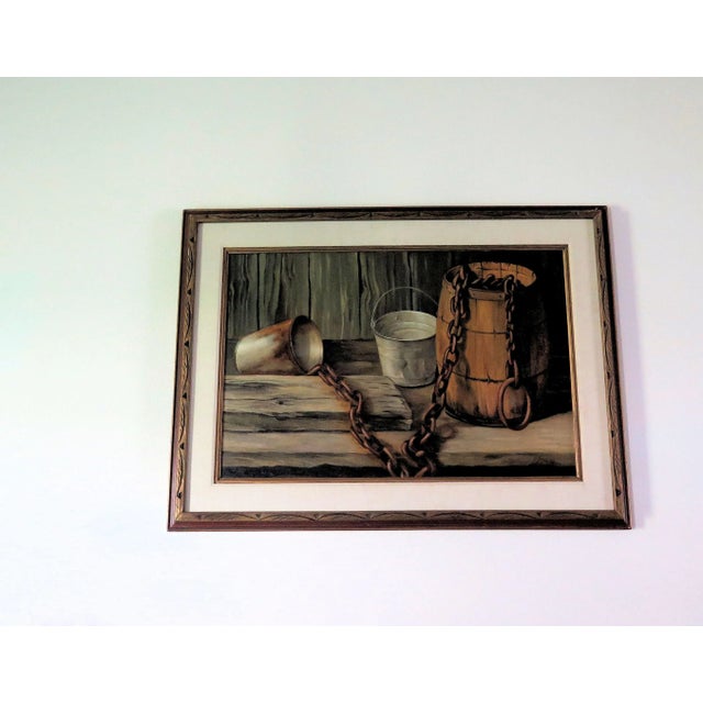1970s Andrew Wyeth Style Painting by Artist K. Guzevich For Sale - Image 5 of 5