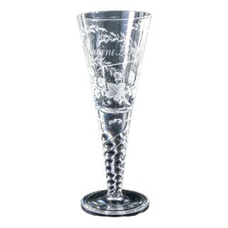 Mid -20th Century Molato Crystal Cup, France For Sale