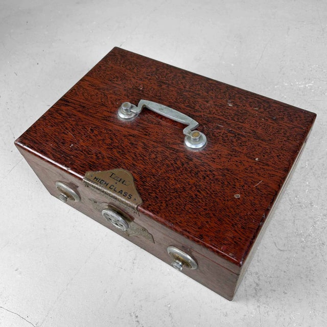 Vintage Japanese Metal Cash Box, 1950s For Sale - Image 10 of 13