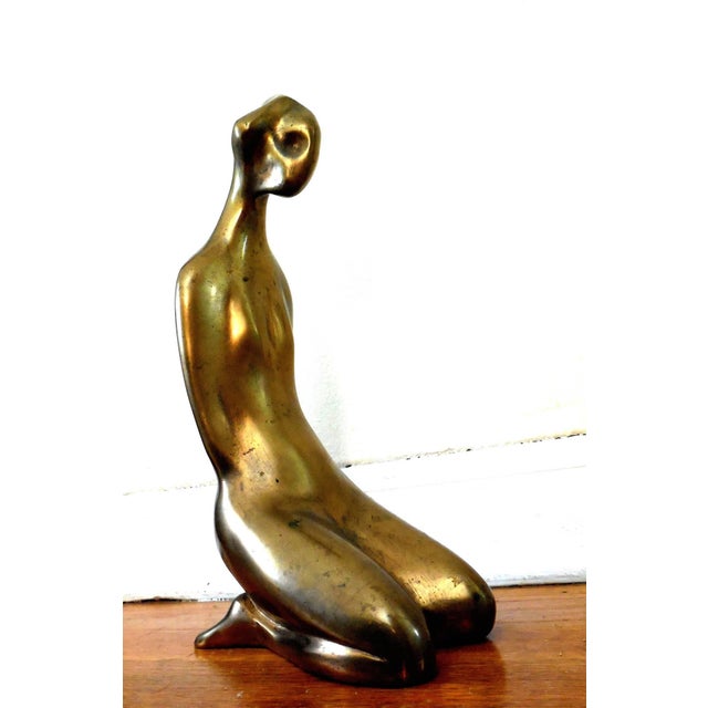 Helaine Blumenfeld, Girl Seated a la Japonaise Bronze Sculpture Morris Singer Foundry., 1964 For Sale - Image 9 of 10