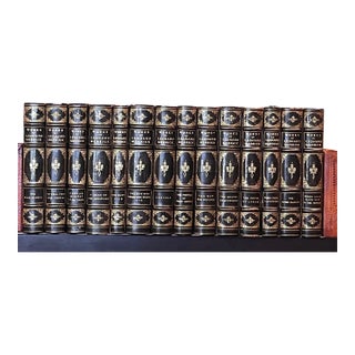 Works of Leonard Merrick 14-Vol Set Ltd Ed 1/1550 Gold Top Antique Books For Sale