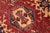 1980s Rustic Super Kazak Red/Gold Wool Rug - 9'9'' X 13'3'' For Sale - Image 5 of 10