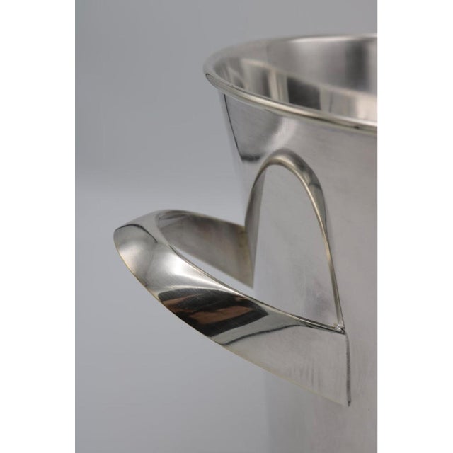 Mid-Century Modern WMF Silver Plate Modern Champagne Bucket Cooler Germany circa 1950 For Sale - Image 3 of 7