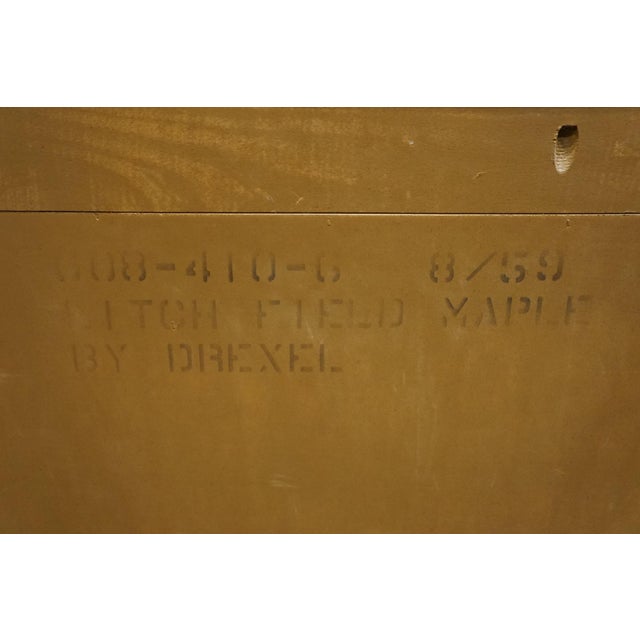 Drexel Furniture Solid Maple Litchfield Colonial Early American Style 36" Chest of Drawers For Sale - Image 15 of 15